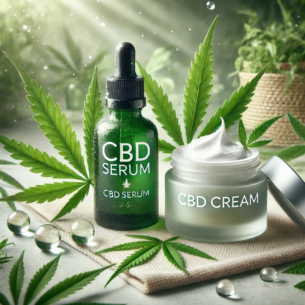 CBD Serum and CBD Cream Skincare