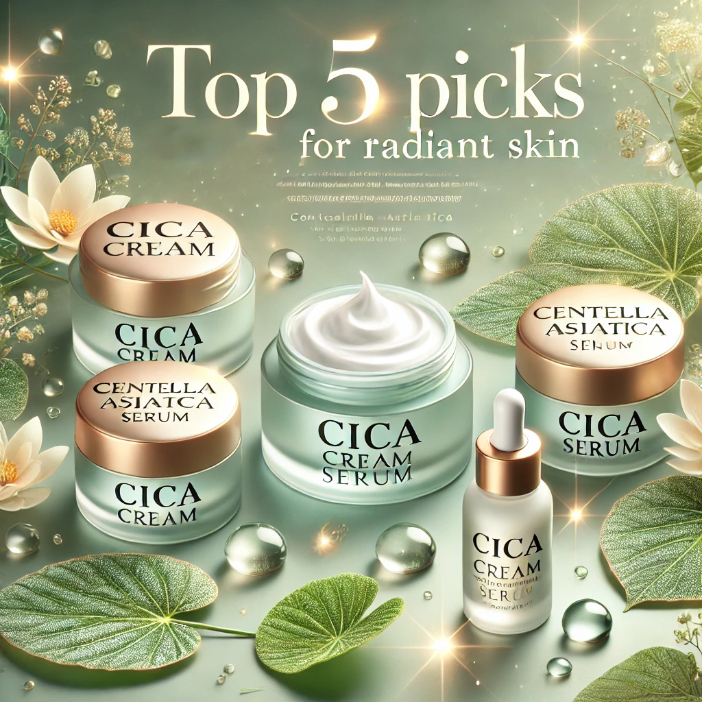 CICA Skincare Products Image