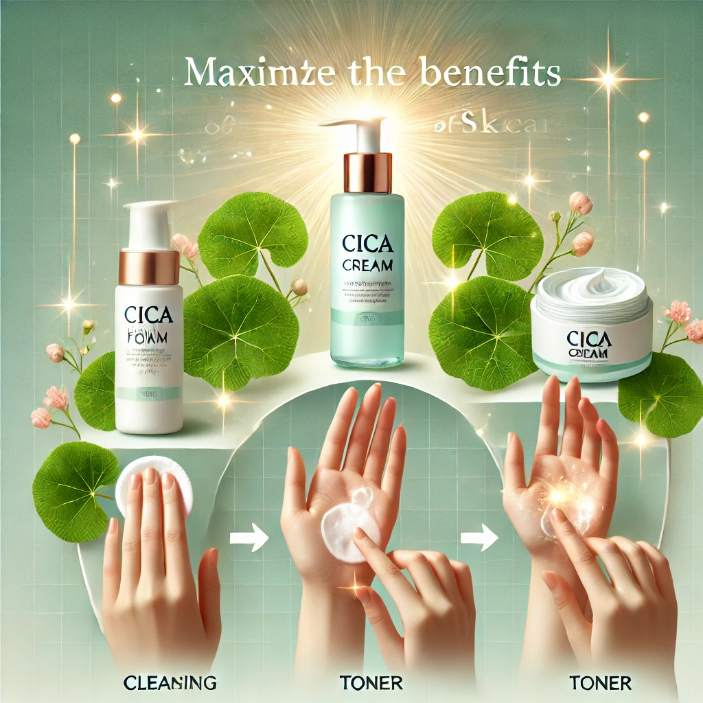 CICA Skincare Steps Image