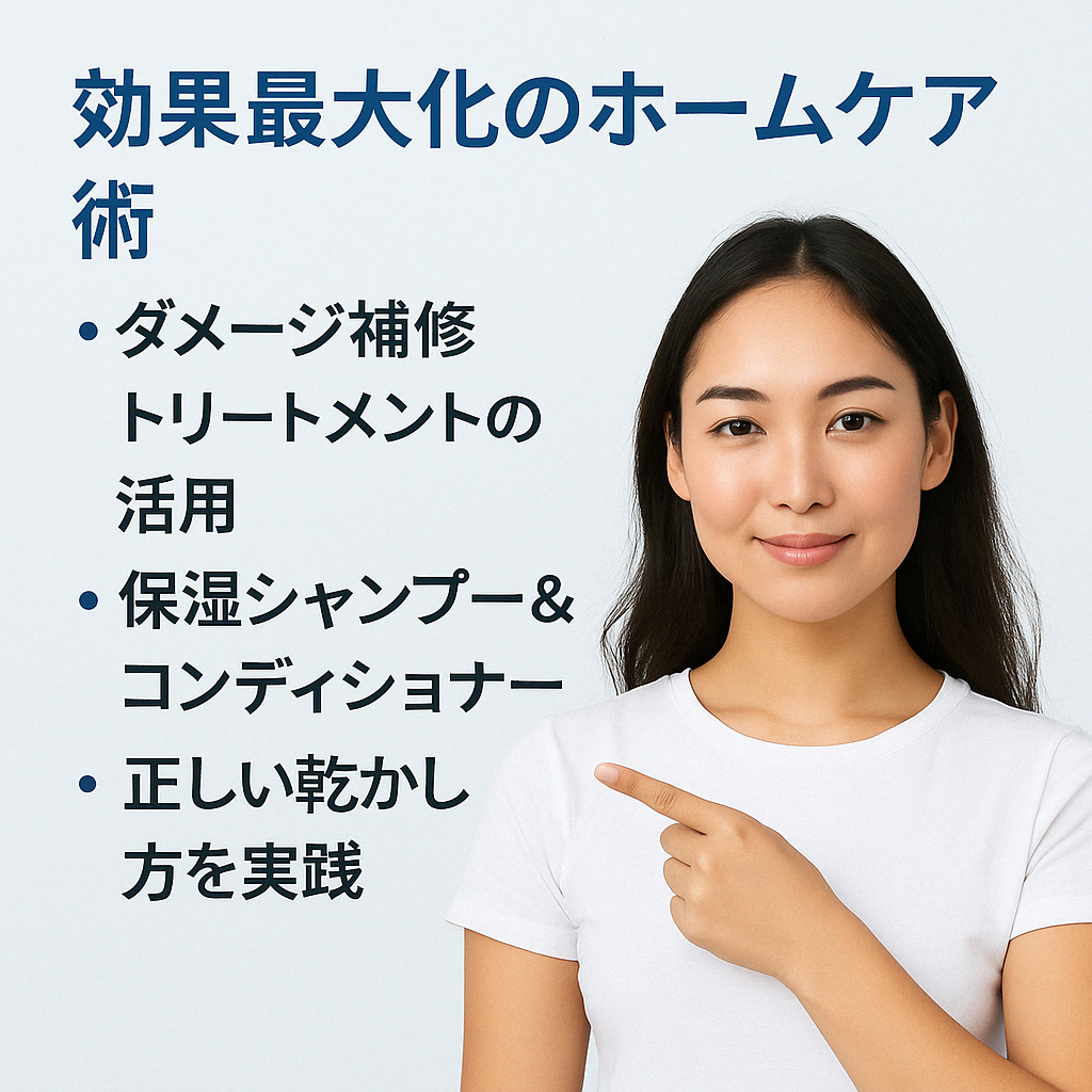 髪質改善 3つの方法セクション画像