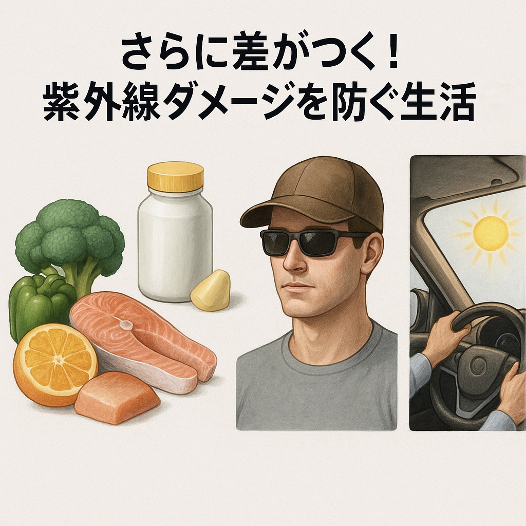 日焼け止めの正しい使い方を解説するステップ図